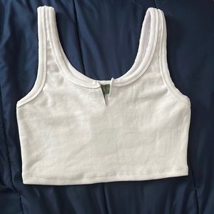 Never worn Signature8 white crop top size M